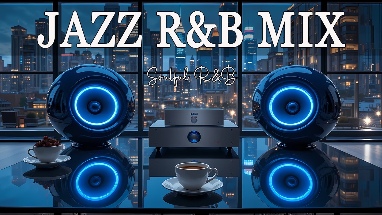 Relaxing Smooth Jazz & R&B Grooves 🌙 Café Ambience Music