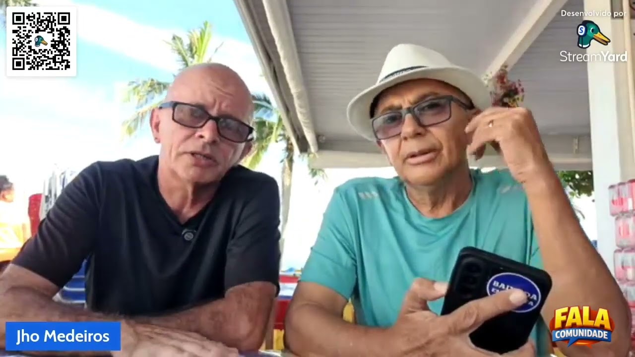 Professor e jornalista Lauro Andrade participou do Programa Fala Comunidade com Jho Medeiros  #GNTV 