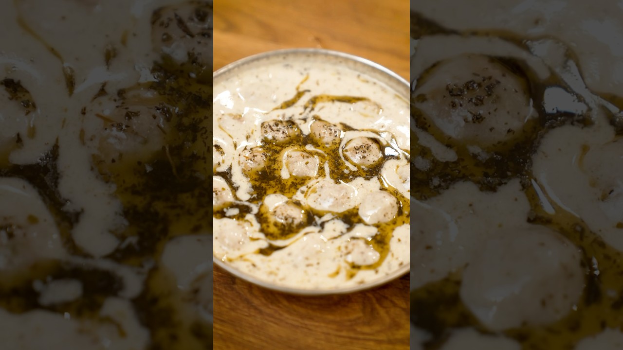 Joghurtsuppe mit Mini K&ouml;fte 🤤 #rezept #k&ouml;fte #ramadan