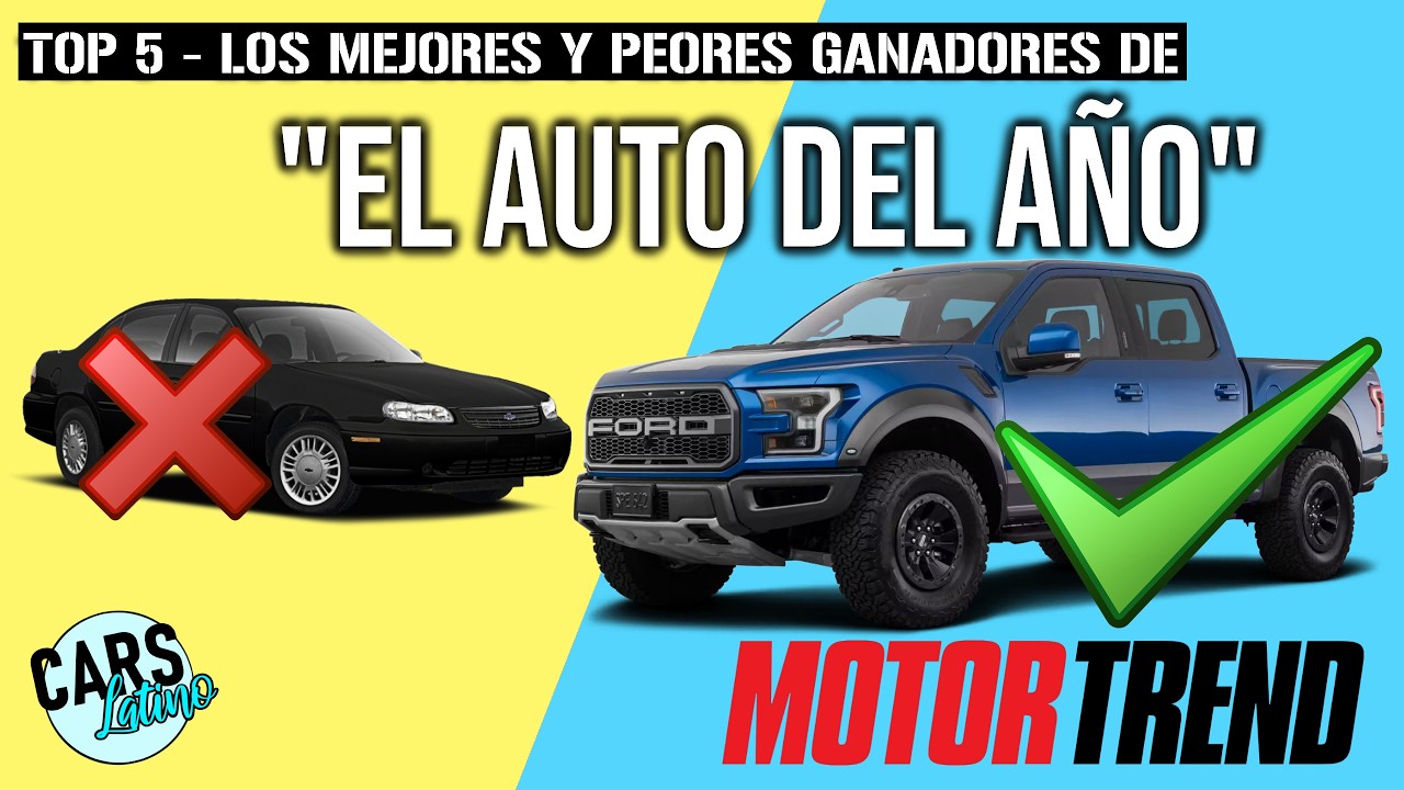 TOP 5 Peores Autos del Año (y los 5 Mejores) de MotorTrend *CarsLatino*