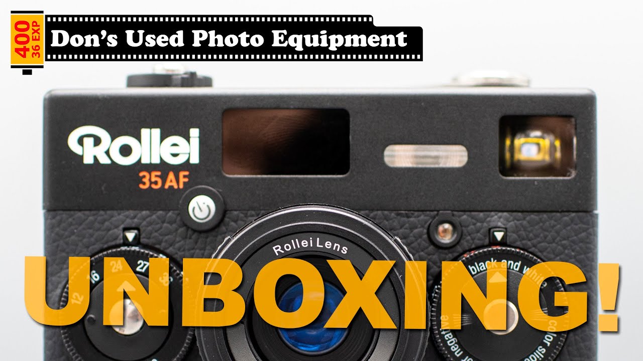 Rollei 35AF Unboxing!