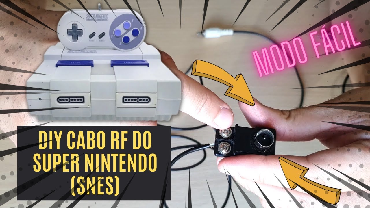 Como fazer o CABO para SUPER NINTENDO ! 😎📺 DIY