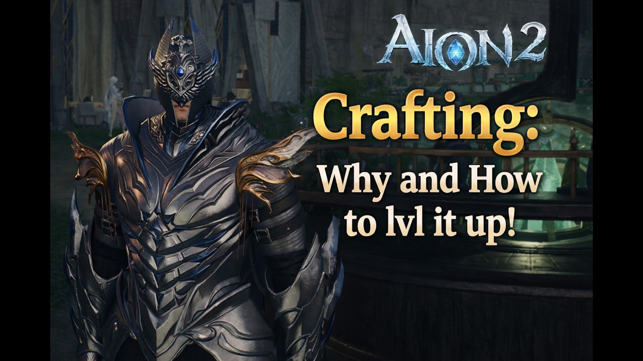 Why and How you MUST lvl up Crafting in Aion 2!