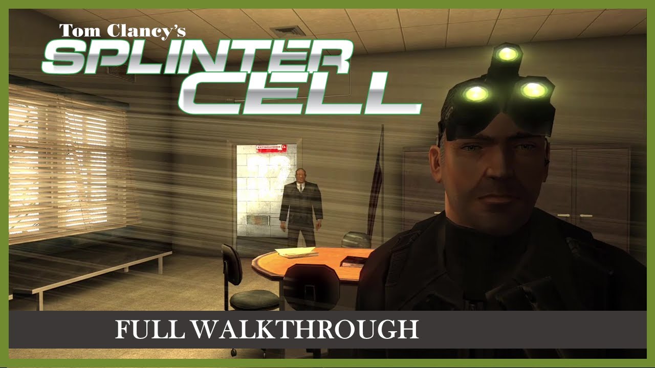 Tom Clancy's Splinter Cell (2002) Full Game Walkthrough | No Damage | Hard Difficulty