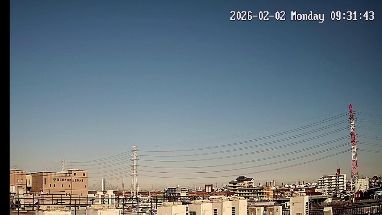 東京都板橋区三園ライブカメラ Tokyo Itabashi Live camera.world.cam