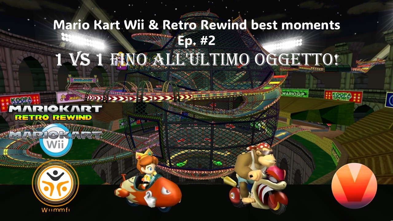 1 VS 1 fino all'ultimo oggetto! - Mario Kart Wii Retro Rewind best moments ep. 2
