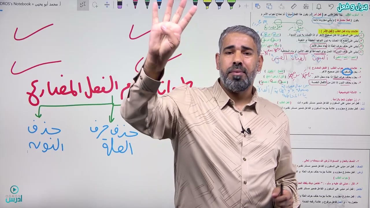 مراجعة ٢٠٠٩ الفصل الأول  ٦ رمضان  ( أسلوب الطلب وجوابه المجزوم  ) 