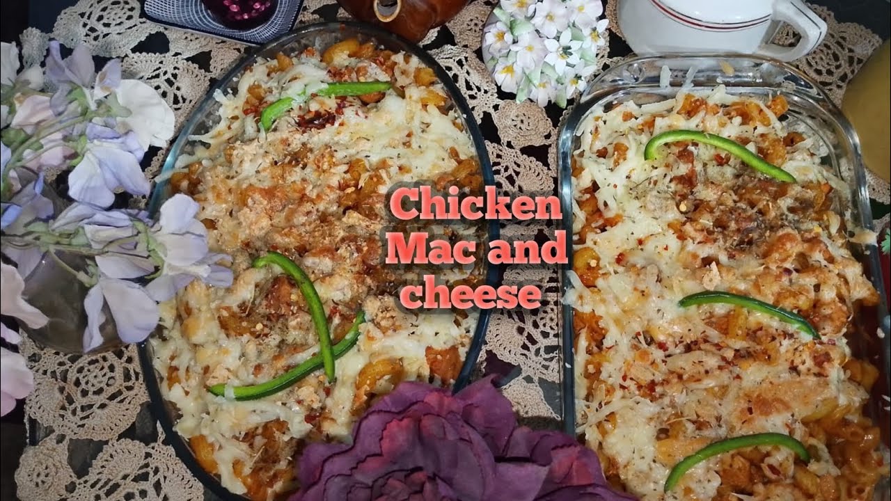#Chicken #mac #and #cheese #by #Cooking #With #Sana.....