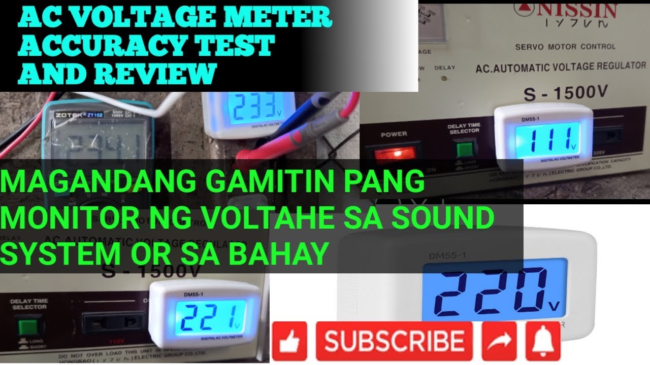 AC DIGITAL VOLTMETER|demo test using AVR and Multimeter|good for Soundsystem and household use