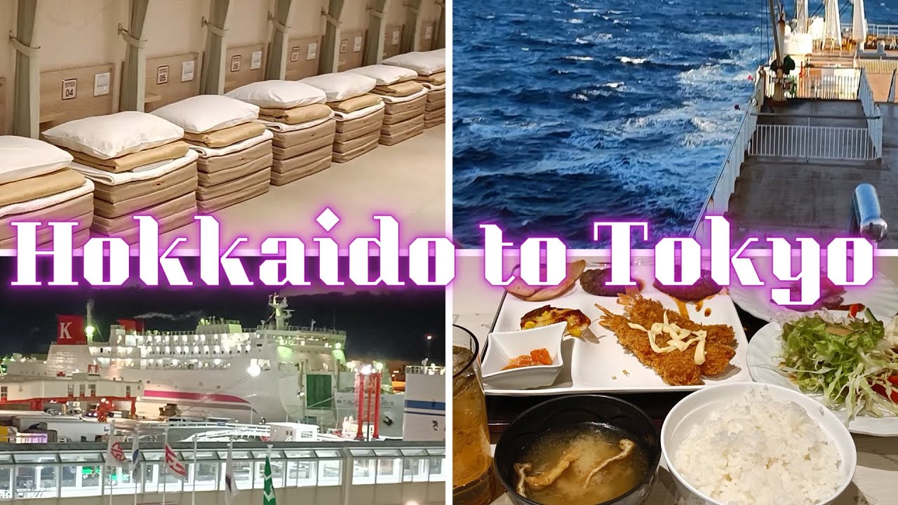 Sapporo to Tokyo Ferry Trip. Cheap and relaxing 27 hours.