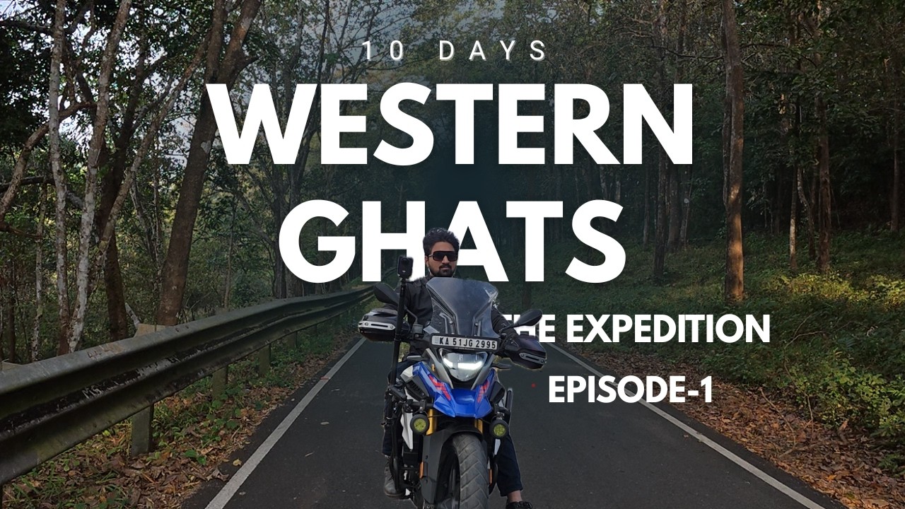 From Bangalore Streets to Western Ghats Peaks 🏍️ | Day 1 Ride to Dindigul (Wester Ghats Series)