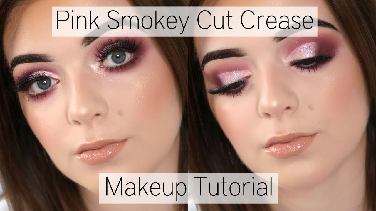 Pink Smokey Cut Crease Makeup Tutorial | Jamie Johnston