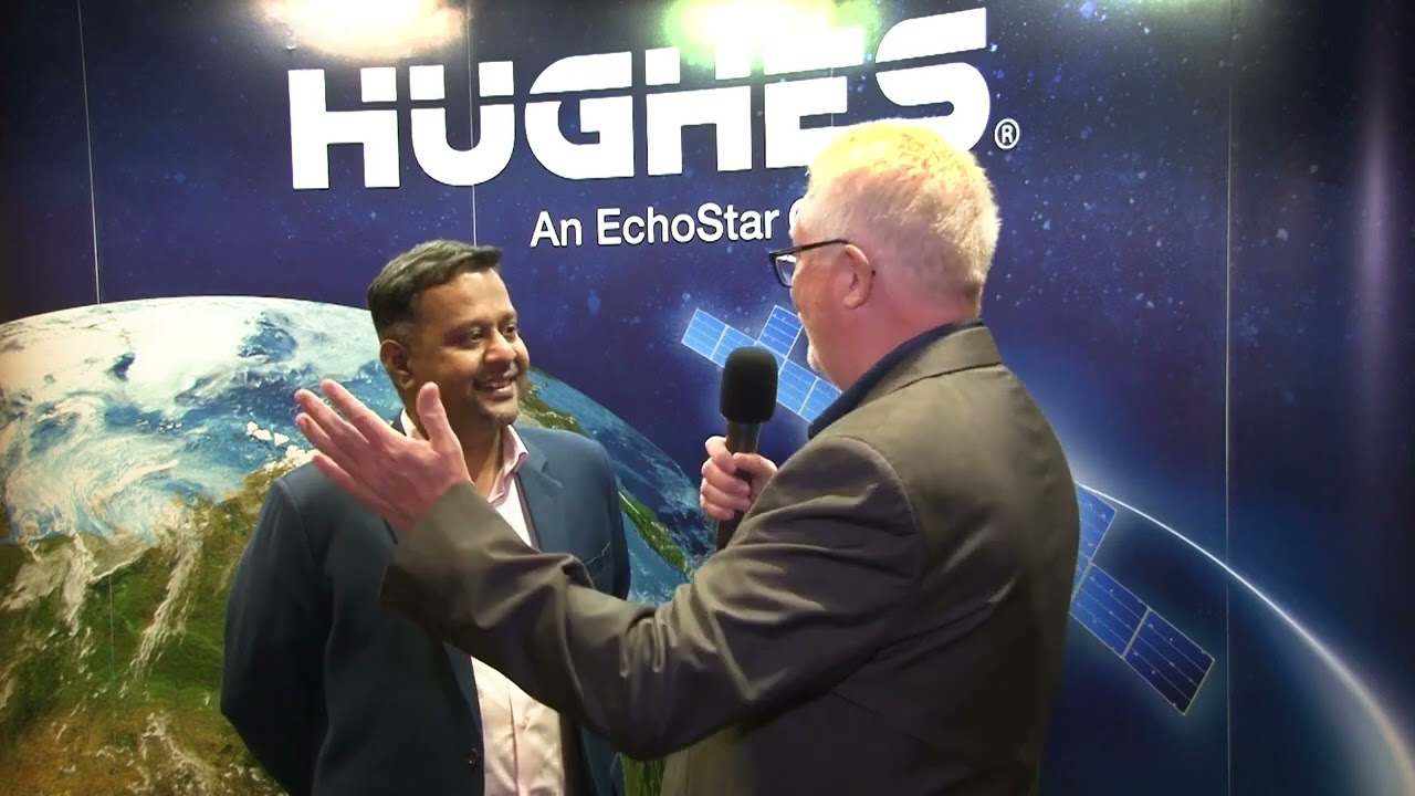 SatTV talks to Shivaji Chatterjee at Singapore Expo, Hughes India