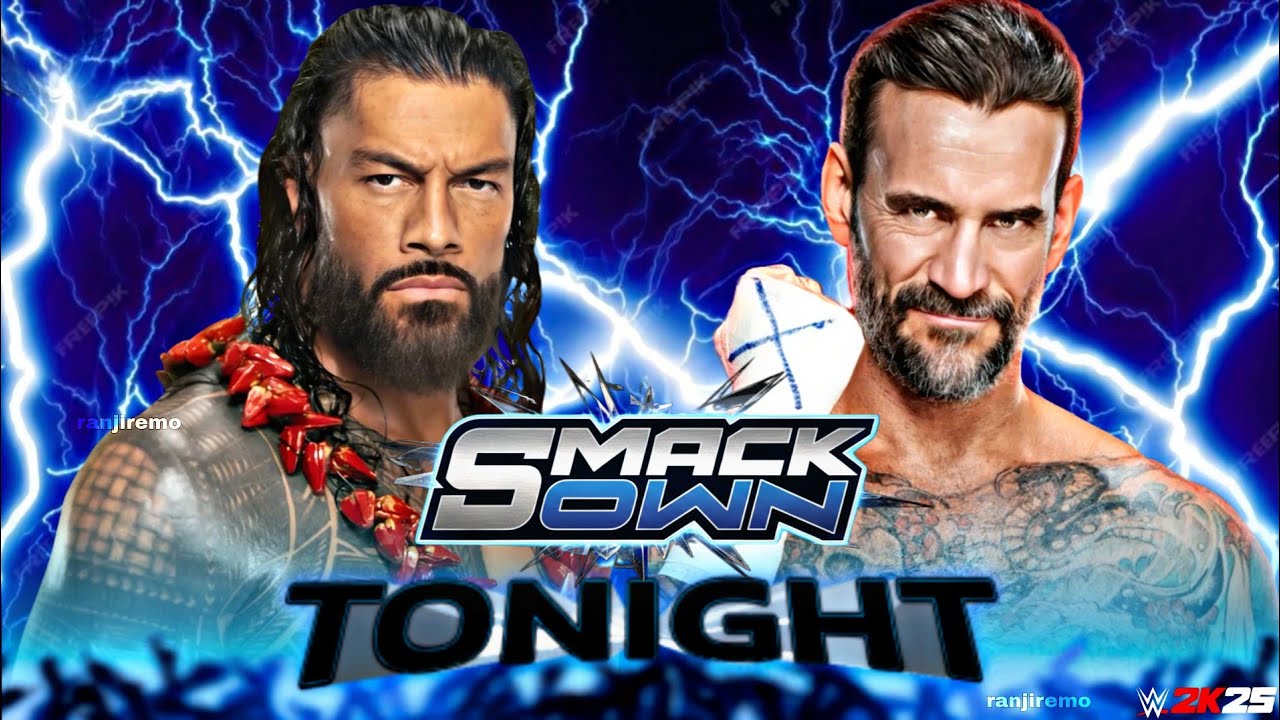 Roman Reigns vs CM Punk Wwe SmackDown 13 Feb 2026 Wwe2k25 Simulation - FULL MATCH