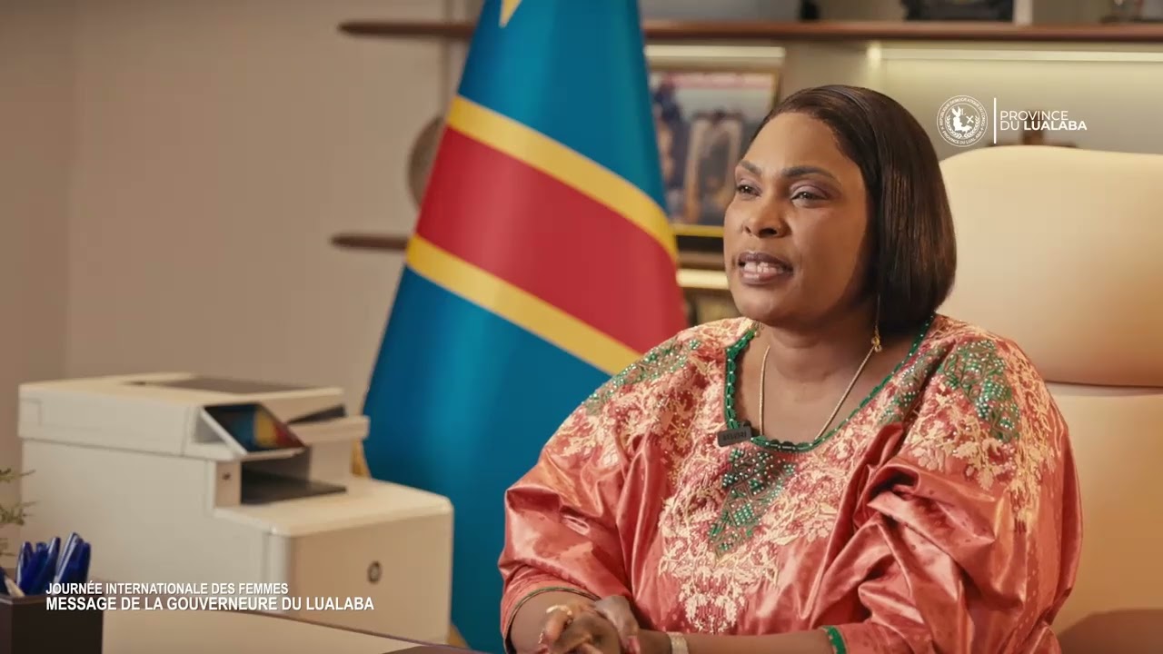  la Gouverneure Masuka Saini, adresse un message à toutes les femmes du Lualaba