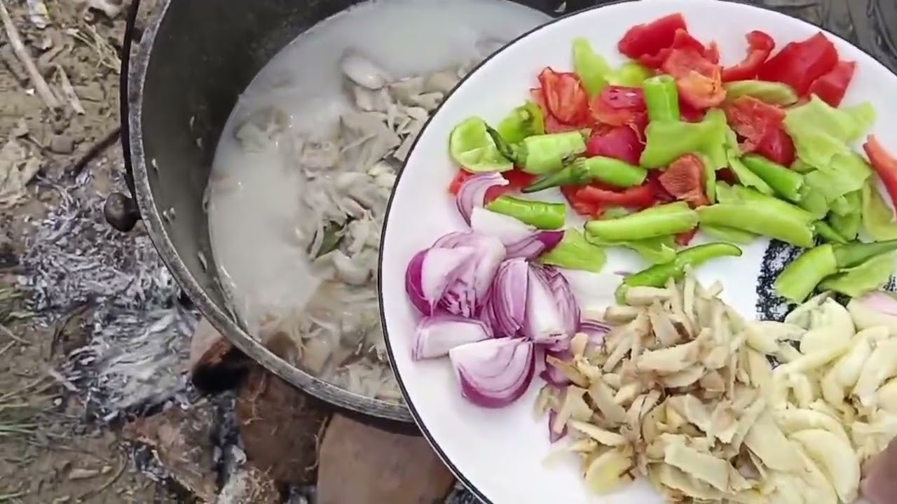 OUTDOOR COOKING MUKBANG 🥰🥰🥰