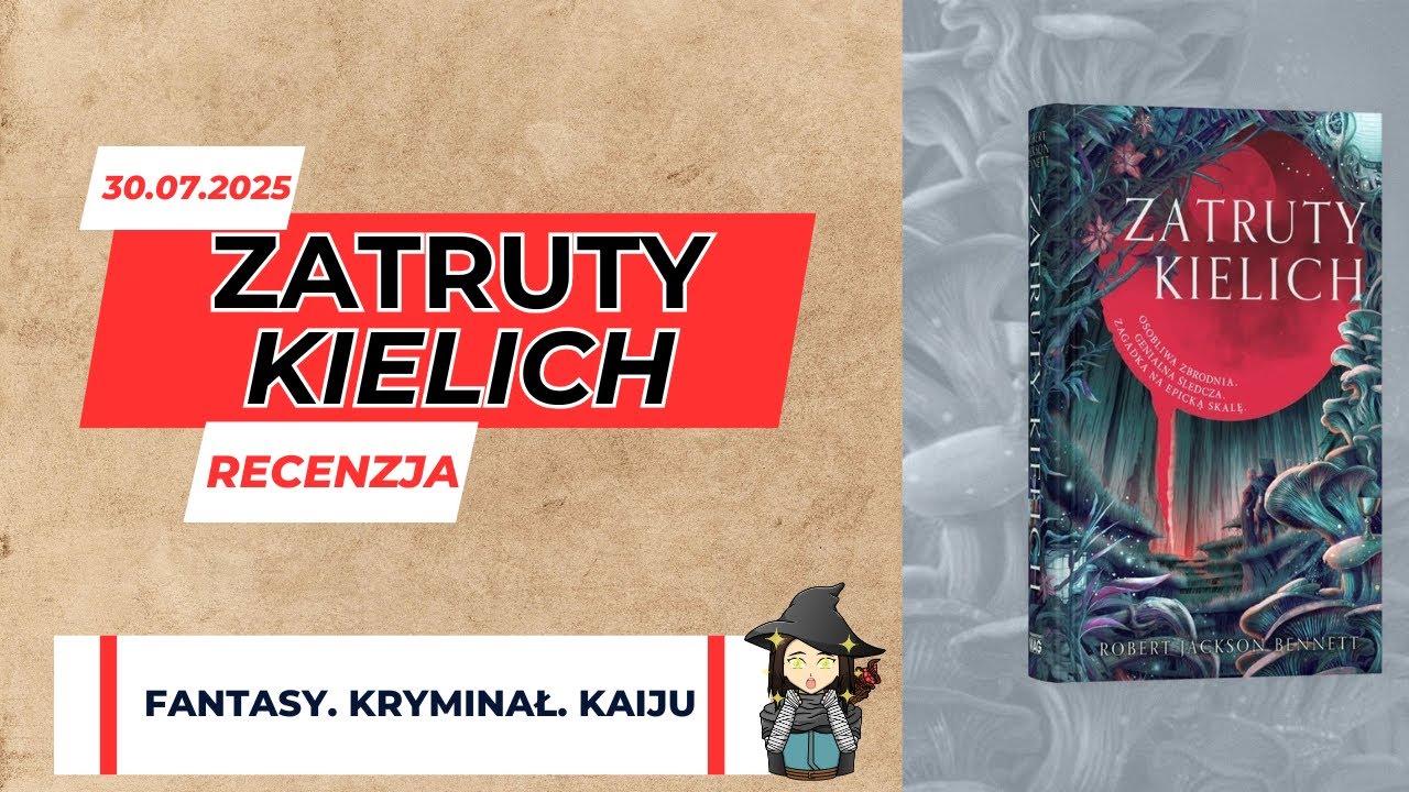 Zatruty Kielich - Robert Jackson Bennett. Recenzja świetnego połączenia kryminału i fantastyki.