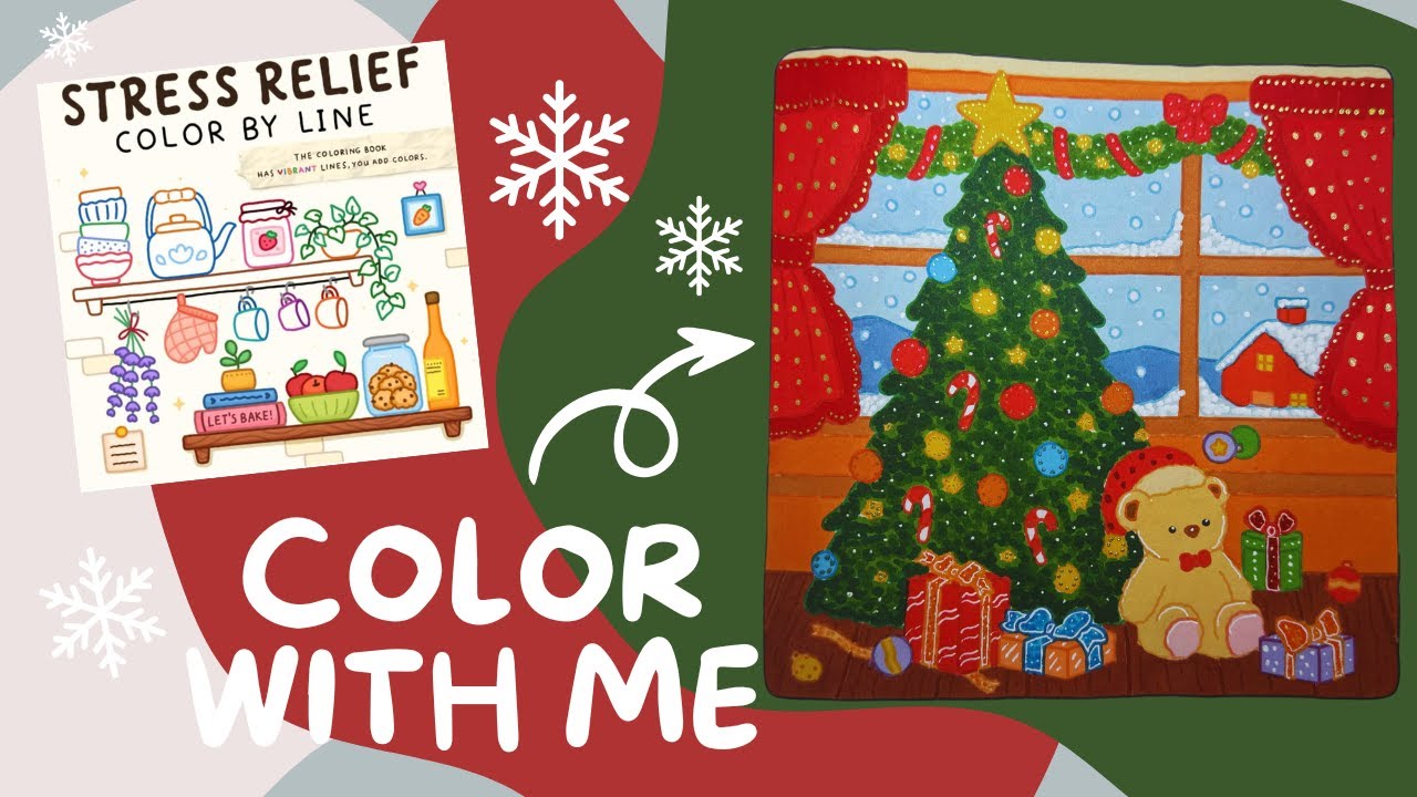ASMR Coloring With Ohuhu Alcohol Markers| Vivi Tinta Color By Line Coloring Book