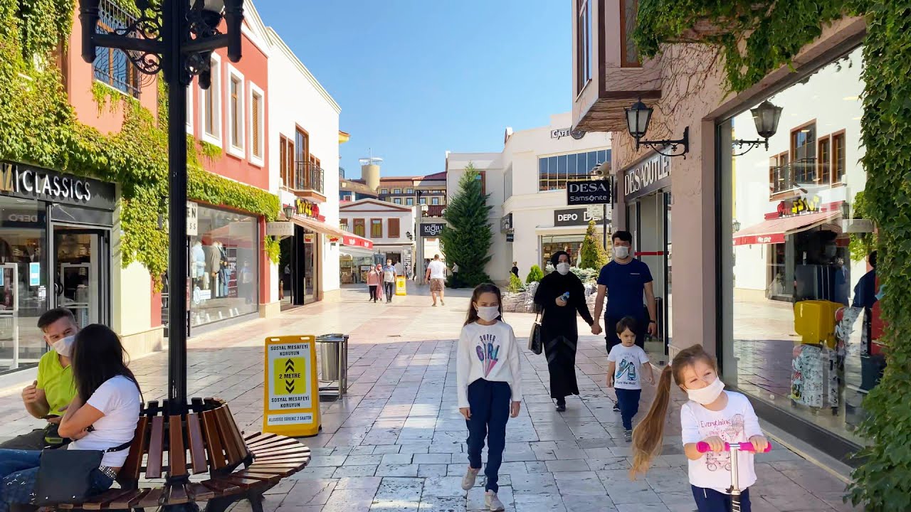 Afium Shopping Center in Afyonkarahisar Turkey 4K