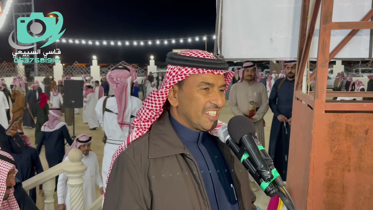 محاوره حماسيه هميل بن شرف سعيد بن محسن مدشوش ابو زوايد مسفر بن هيف ٦-٦-١٤٤٣هـ قاعة الالماس بيشة