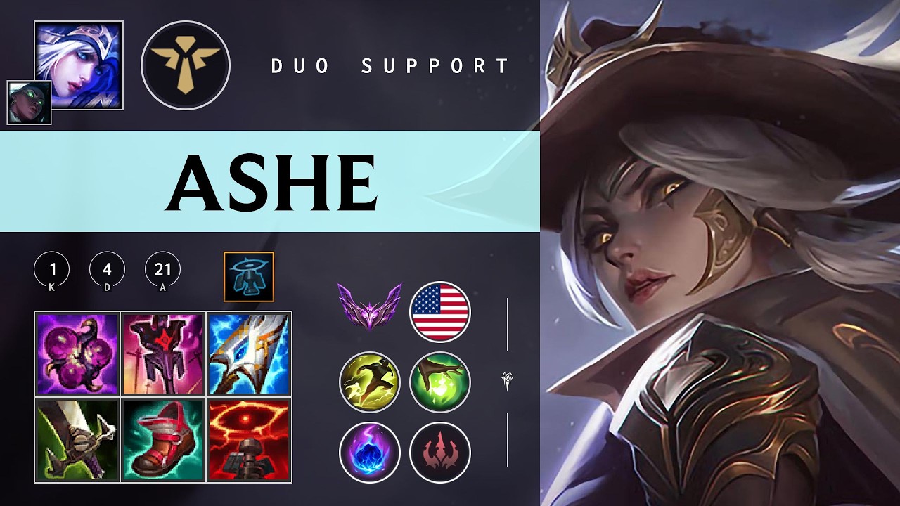Ashe Support vs Janna - NA Master Patch 26.04