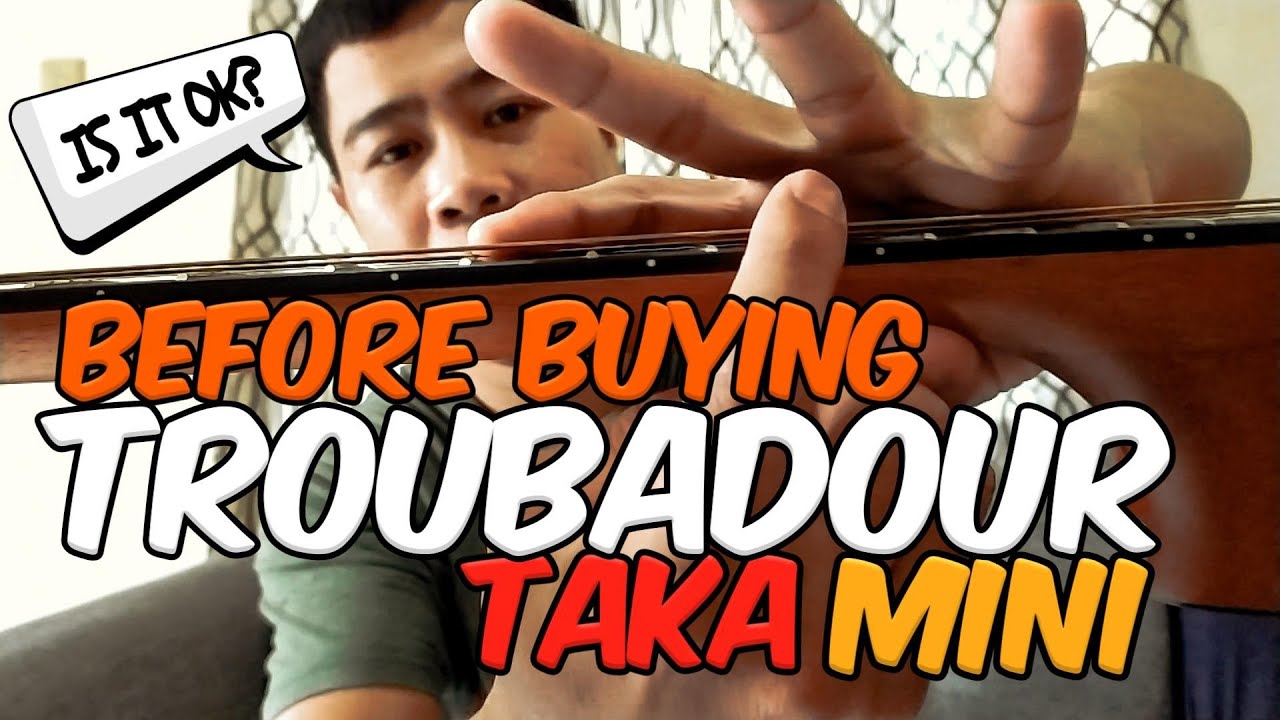 RAW SOUNDS! REVIEW NG JCRAFT TROUBADOUR TAKA MINI GUITAR #jcraft #troubadour #elfavortv