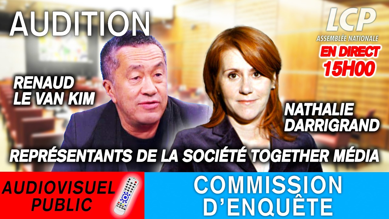 [🔴EN DIRECT]  Audiovisuel public : audition des représentants de la société Together Média