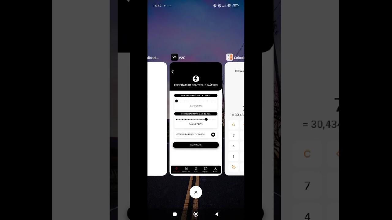 Activar el control dinámico V2C 2.0 y configurar el perfil de carga
