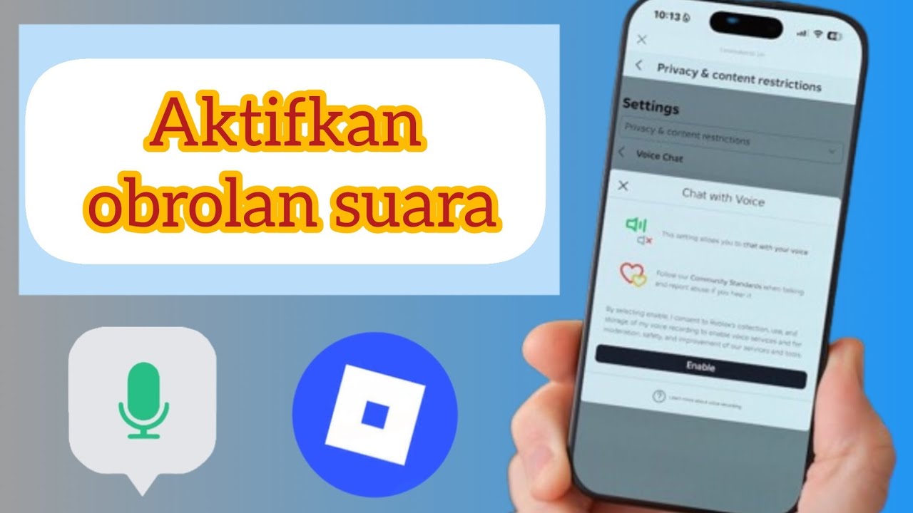 Cara mengaktifkan opsi obrolan suara di Roblox