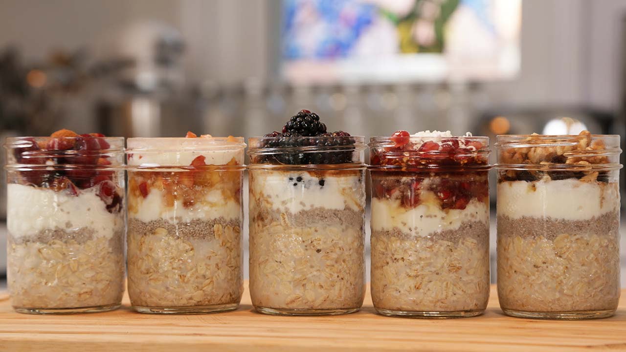 5 MORE Overnight Oatmeal Recipes