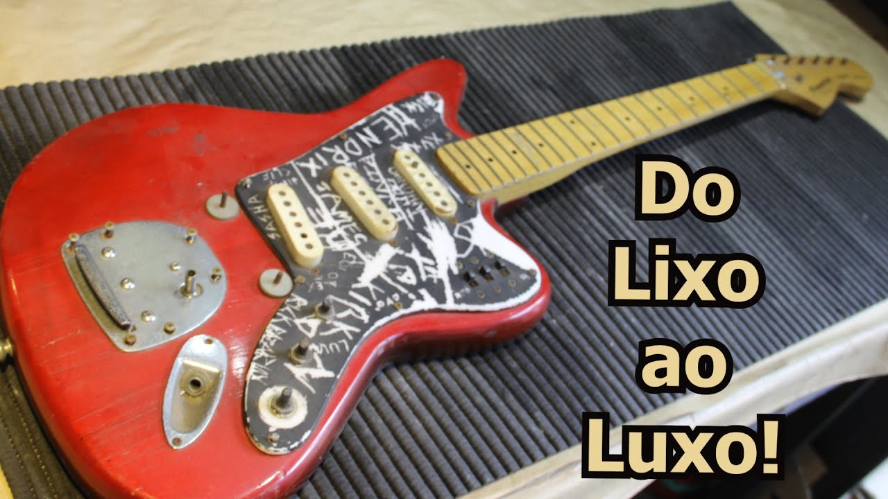 Customização Pesada!! Guitarra Giannini Super Sonic: Gotoh+Malagoli+ Pintura+Inox: Brunelli Luthier