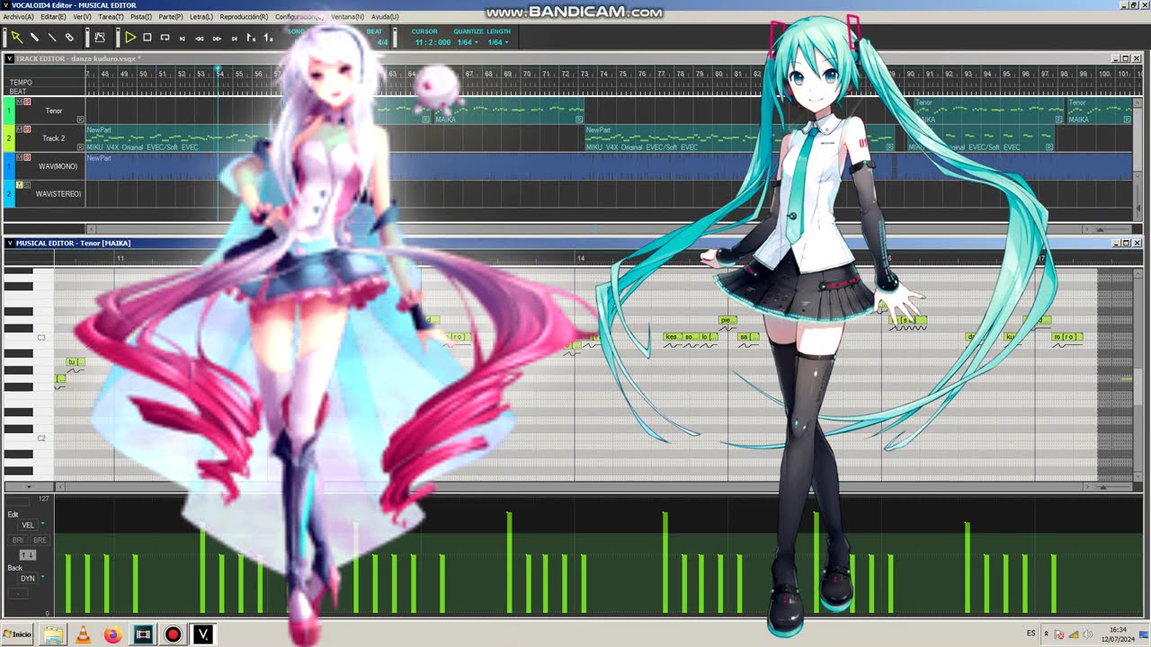 [Vocaloid] Danza Kuduro - Don Omar (cover) Feat. Hatsune Miku & Maika by chipi