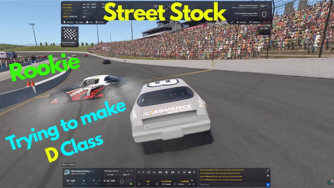 IRACING Street stock Panther C1 Ai race-- racing rookie class first time racing on iracing