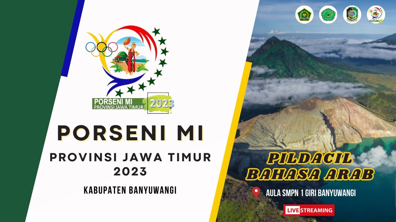 Pildacil Bahasa Arab - Porseni MI Provinsi Jawa Timur 2023 #Day 1