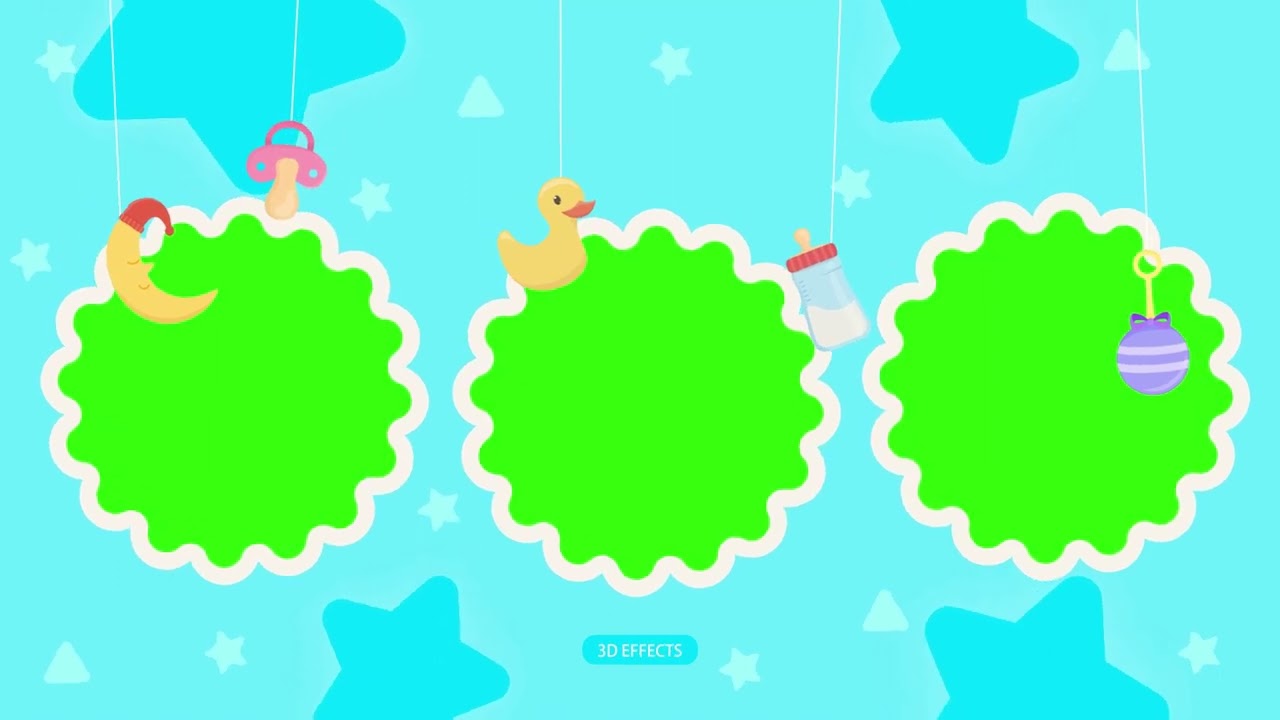 New free green screen Cartoon children - full HD 1080p (No Text) - No Copyright free download