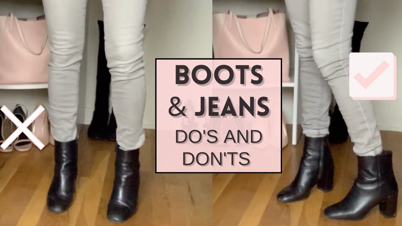 How To Wear Boots With Jeans / Styling Tips