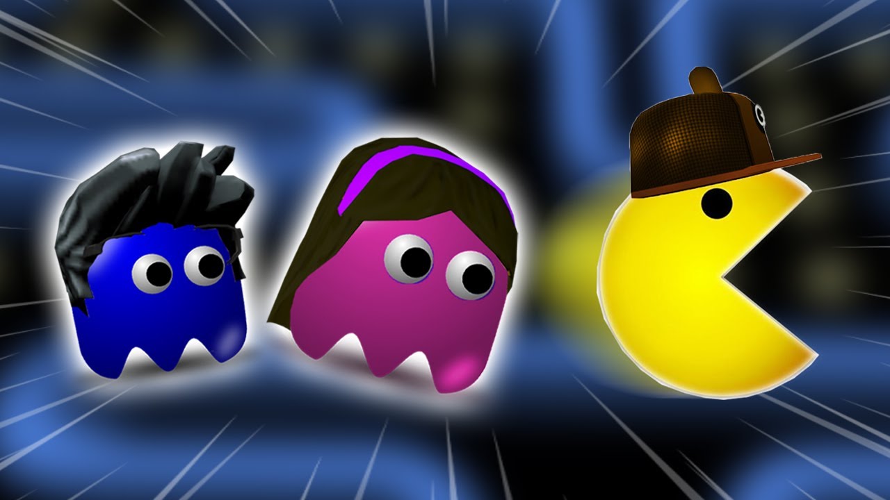 VELHOTE VIROU O PACMAN E FUGIU DE NOVOTE E TIA GRAÇA!!! (Roblox - PACBLOX)