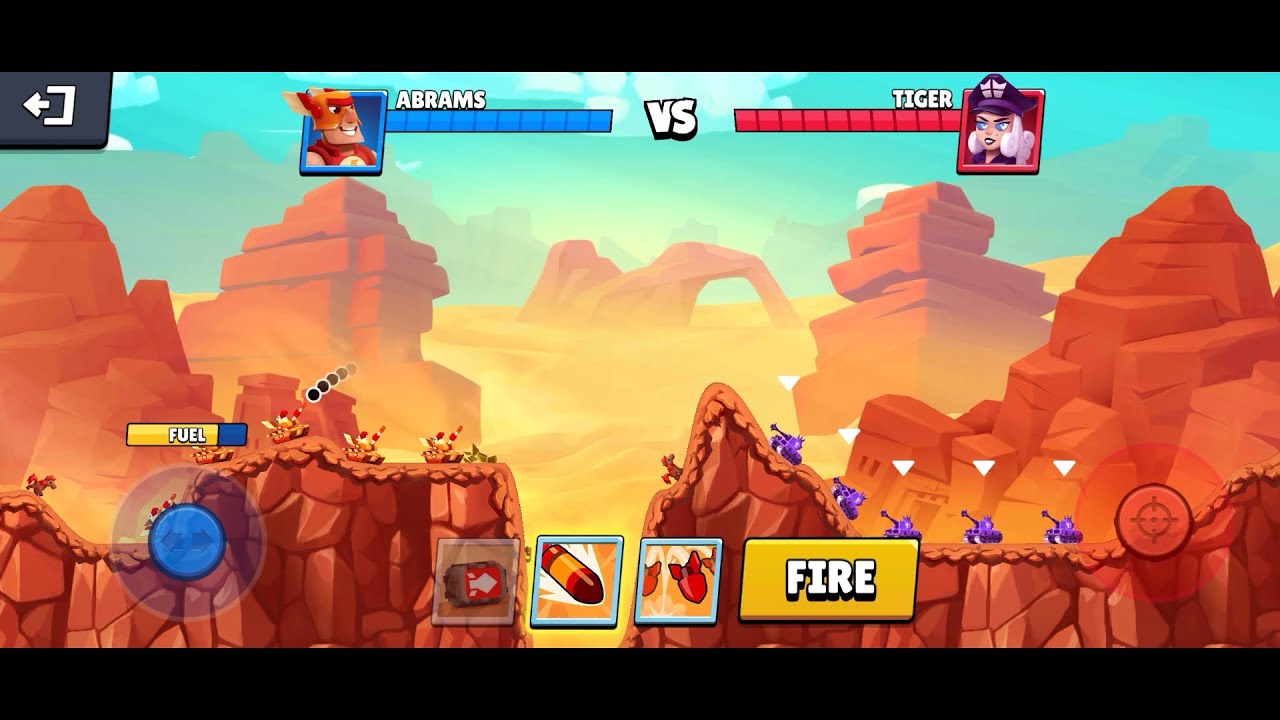 King of Tanks (by Playgendary Limited) - free pvp 2D tank battles for Android and iOS - gameplay.