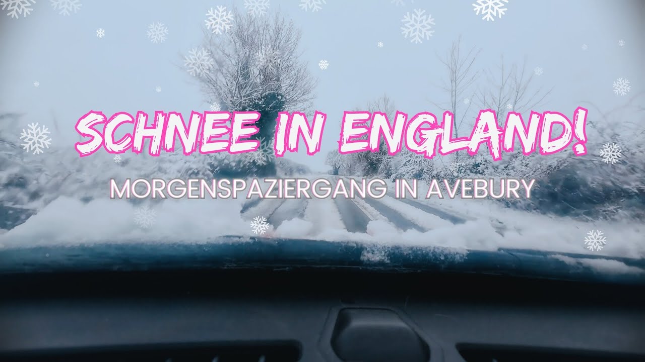 Schnee in England & einsamer Morgenspaziergang in Avebury 🏴󠁧󠁢󠁥󠁮󠁧󠁿