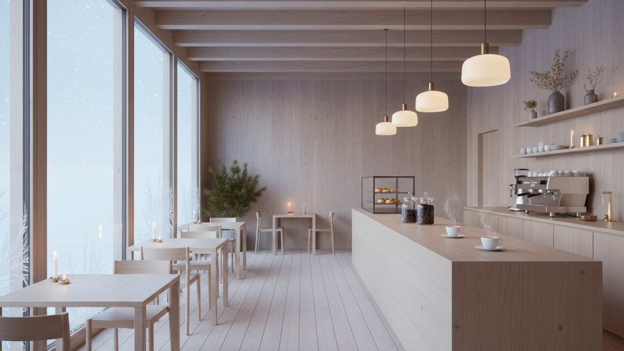 Morgonfika i Stockholm 🇸🇪 | Scandinavian Morning Café Jazz & Cozy Nordic Coffee Ambience