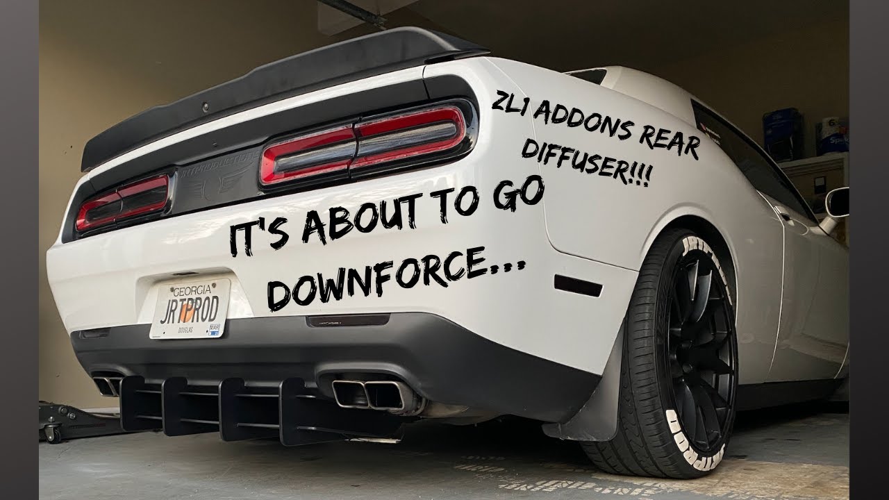 ZL1 ADDONS REAR DIFFUSER INSTALL!!!