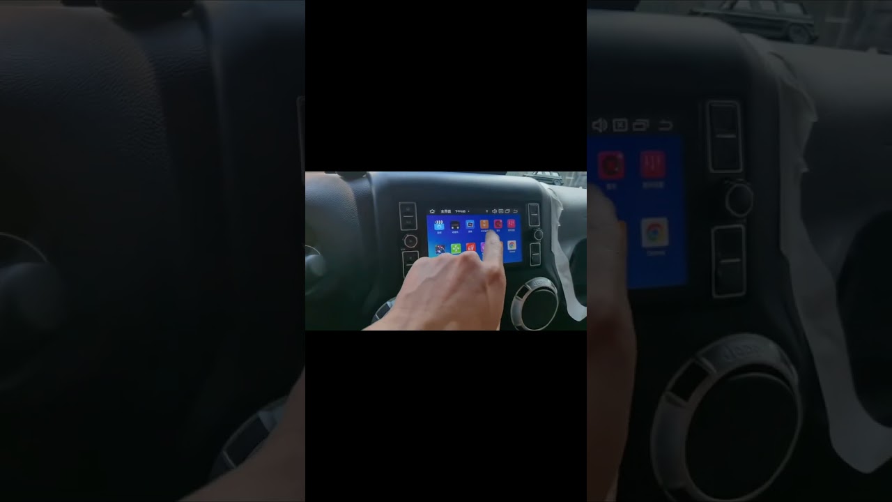 JK4001 OEM Style Car Head Unit Stereo for 2007-2018 Jeep Wrangler, Carplay AndroidAuto