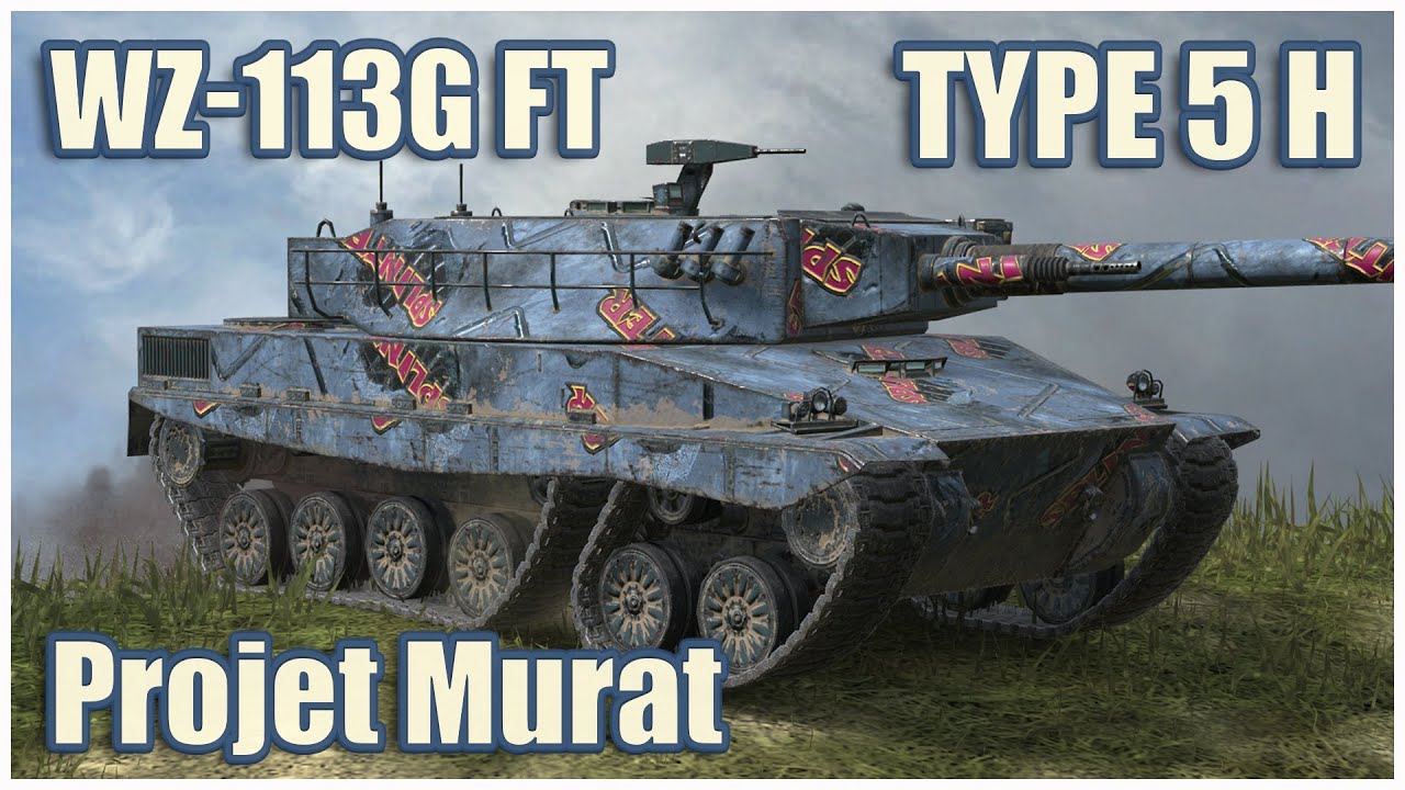 Projet Murat, Type 5 Heavy & WZ-113G FT • WoT Blitz Gameplay