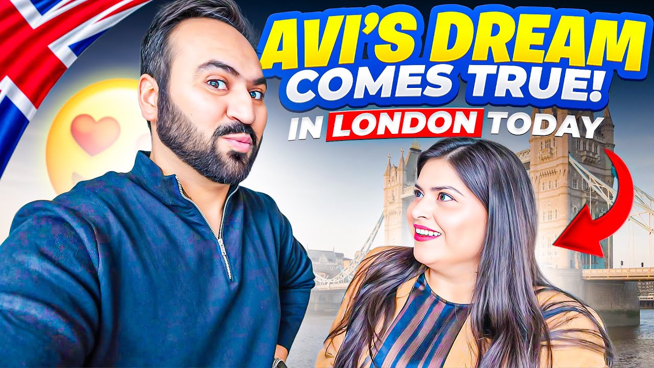 Avi’s Dream Comes True in London Today 😍 | She Waited Years To Do This | Indian Youtuber