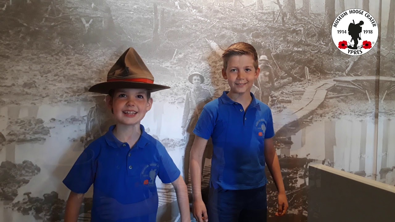 Hooge-Boys Video 3: ANZAC-day -- @Hooge Crater museum (Ypres, Belgium)