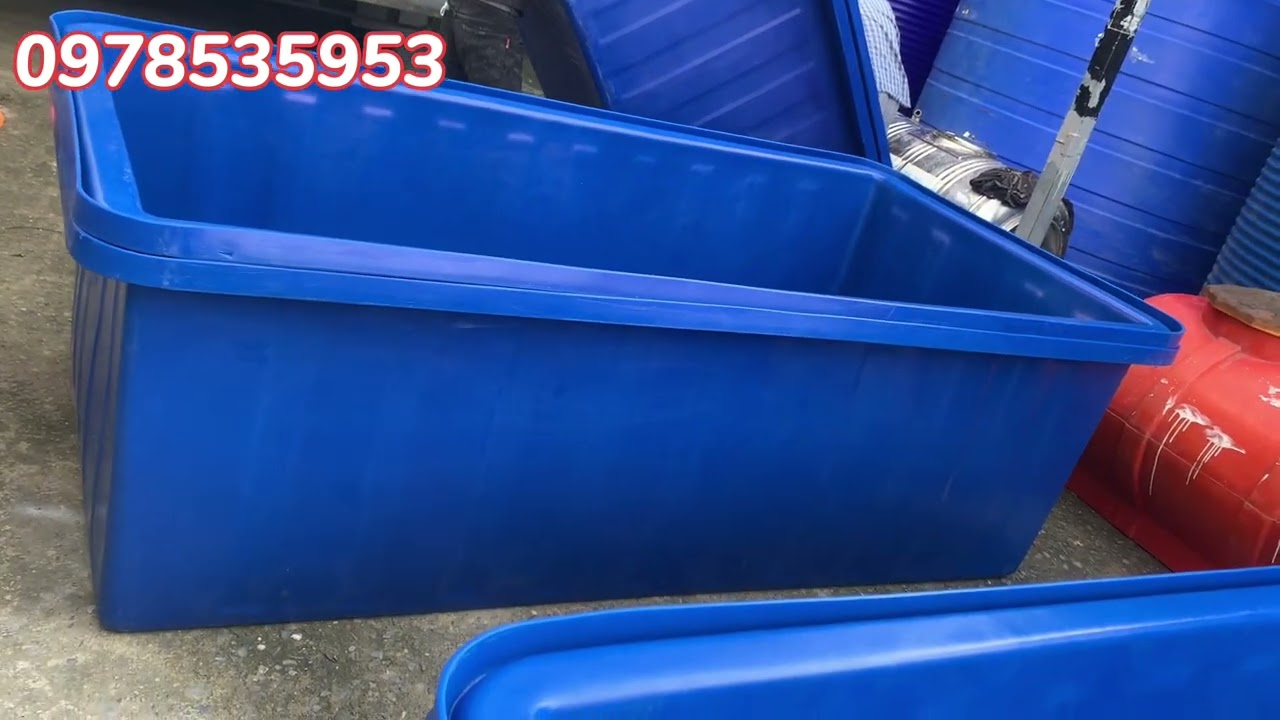 THÙNG NHỰA 1700L hình chữ nhật, bể nhựa 1700l, thùng nuôi cá, thùng nuôi tôm, giá thấp nhất...