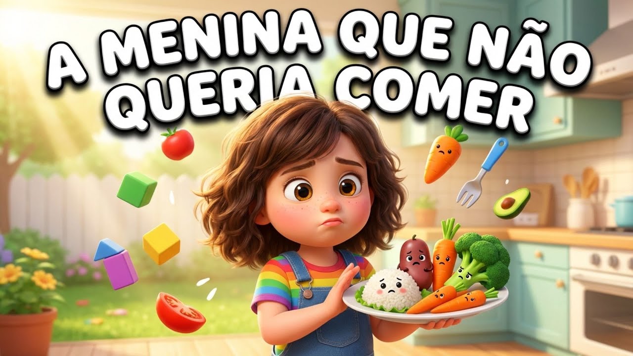 A MENINA QUE NÃO COMIA- História Infantil | 