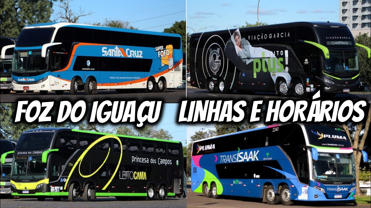 RODOVIÁRIA DE FOZ DO IGUAÇU/PR | LINHAS E HORÁRIOS DOS ÔNIBUS INTERESTADUAIS E INTERMUNICIPAIS