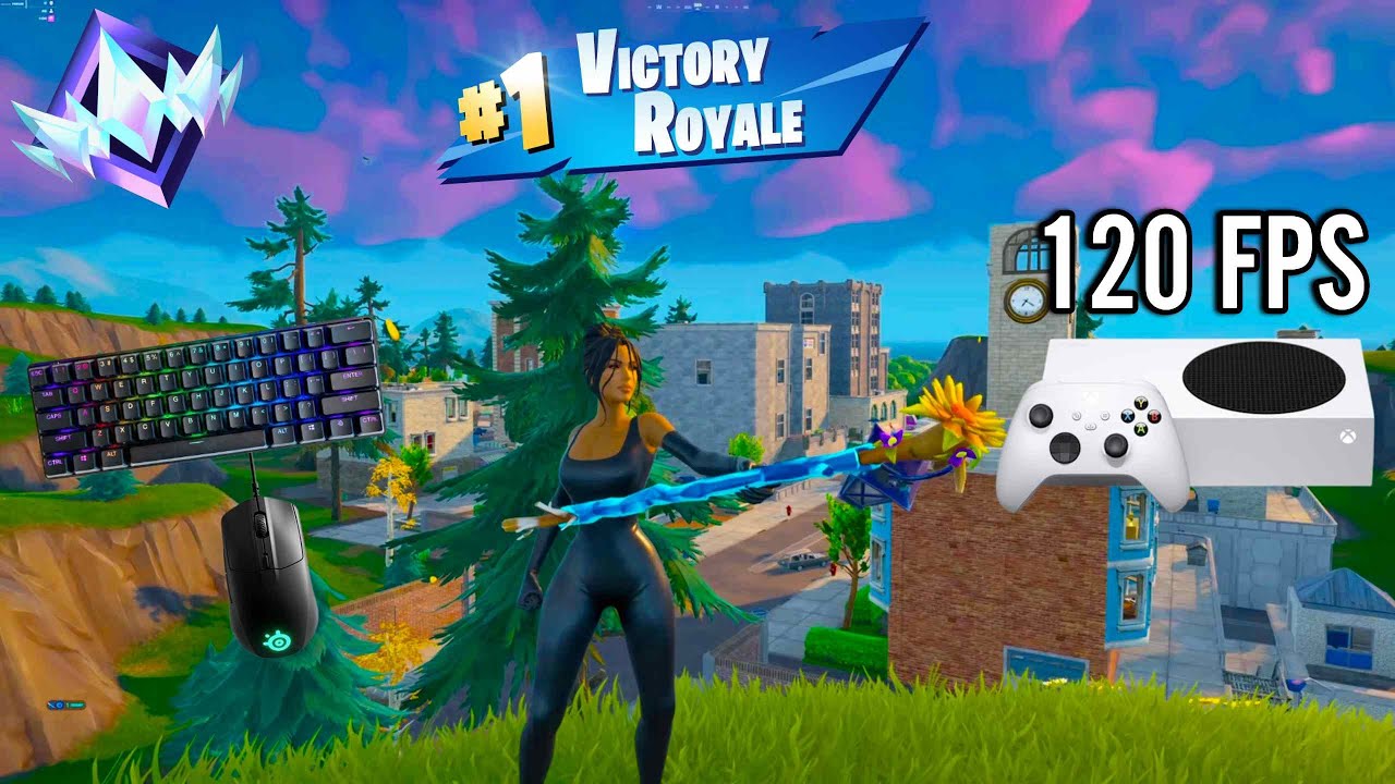 Fortnite Reload Ranked On Xbox Series S | Keyboard & Mouse Gameplay | 120 FPS | 4K
