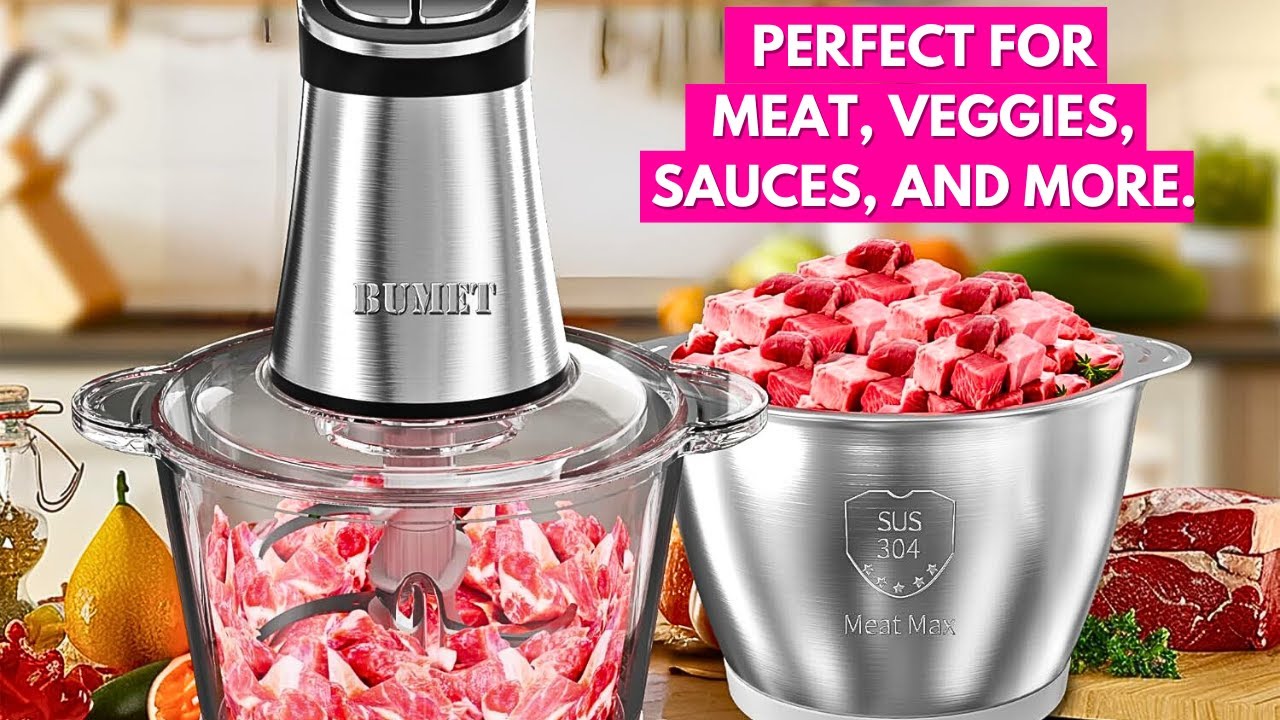 Bumet Electric Food Processor Meat Grinder | Bumet Electric Food Processor | Bumet Food Processor